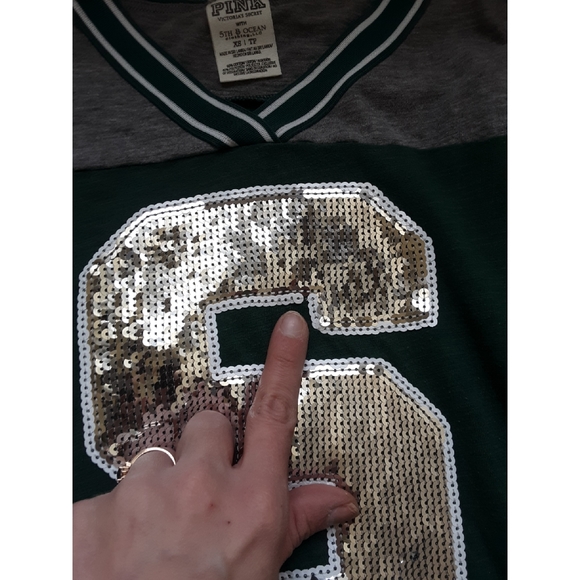 Victoria's Secret Pink Michigan State Tee - Picture 3 of 4